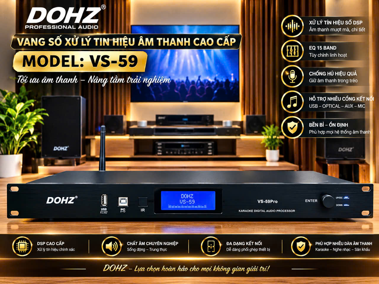 Vang số cao cấp V8-59Pro