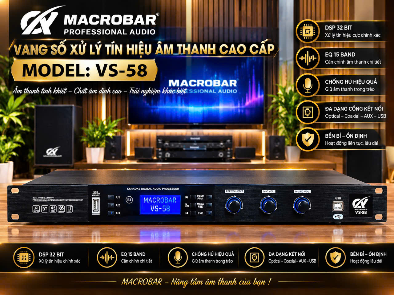Vang số cao cấp VS-58