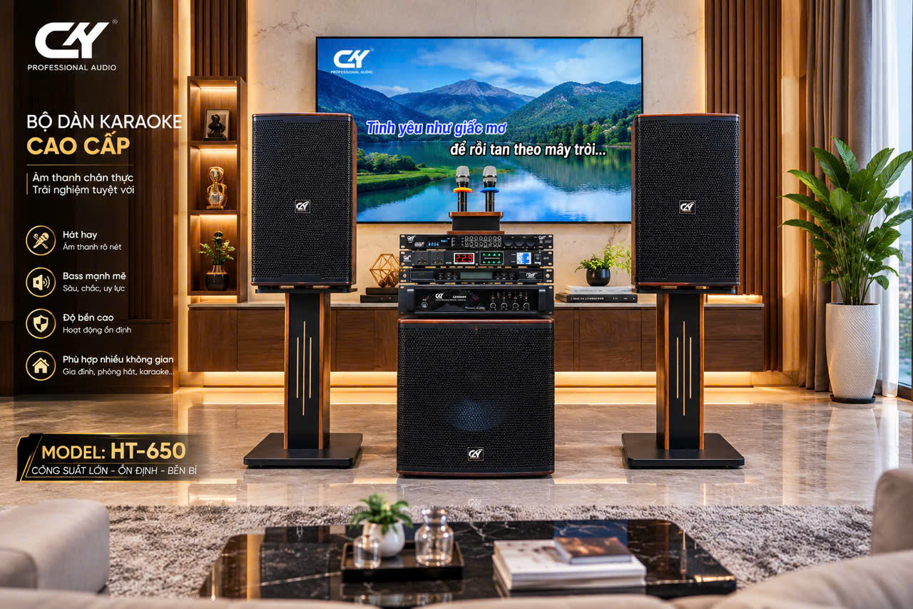 Các mẫu bộ giàn hát karaok mẫu HT-61