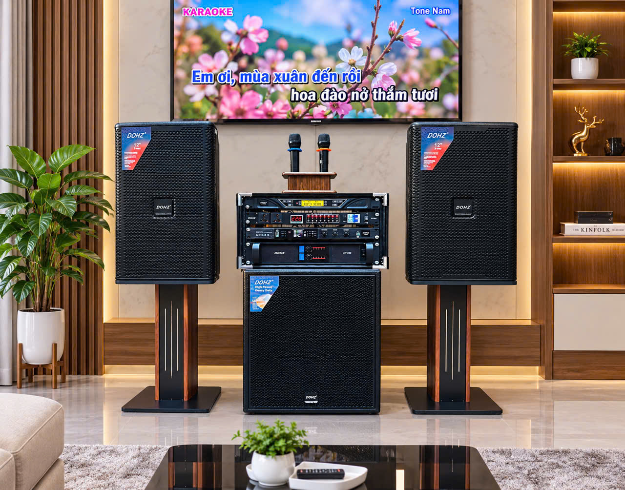 Các mẫu bộ giàn hát karaok mẫu 2
